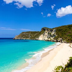Fototapeta premium Tropical Beach Scenic View (1)