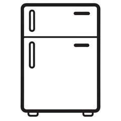 refrigerator isolated on white