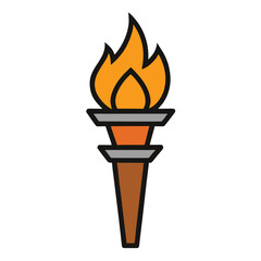 vector fire icon