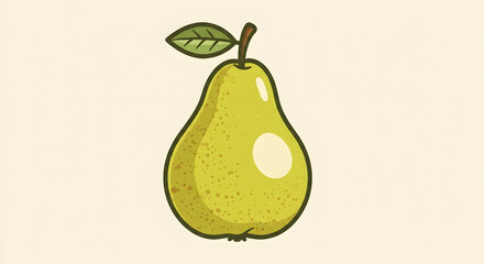A stylized pear icon