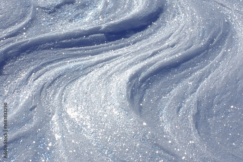 Aufkleber sparkling waves of foam create a mesmerizing pattern on the shoreline during a sunny afternoon