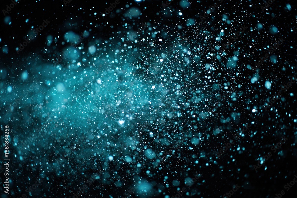 Poster colorful particles dance in the air, creating a mesmerizing abstract display of light and texture du
