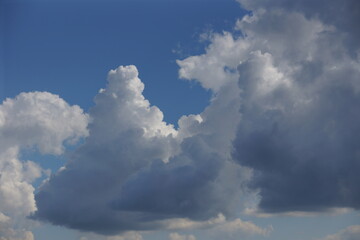 blue sky with clouds