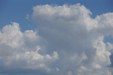 blue sky with clouds