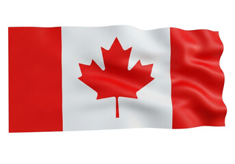 canadian flag waving