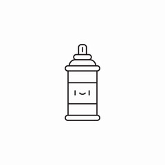 spray paint can icon sign vector