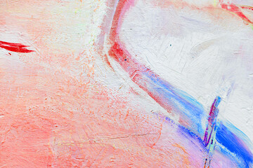 Fragment from painted canvas texture