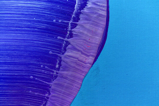 Fragment from painted canvas texture