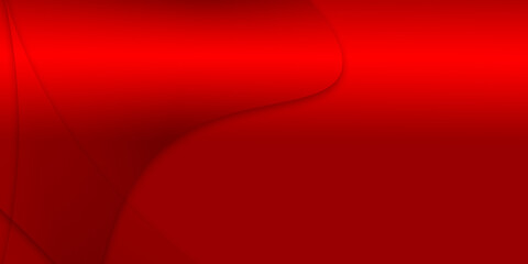 Abstract illustration background of curved waves in a red gradient.