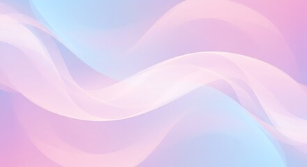Obraz premium Soft Pastel Wavy Abstract Background.
