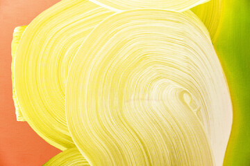 Fragment from painted canvas texture