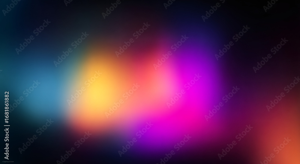Poster gradient color blur background with vibrant light. abstract design for wallpaper. smooth multicolor 