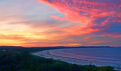 Strand von Oben,Swinem&uuml;nde Polen