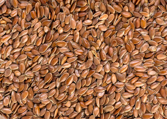brown flax seeds