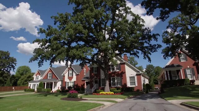 Residential dwellings in major southern metropolitan area