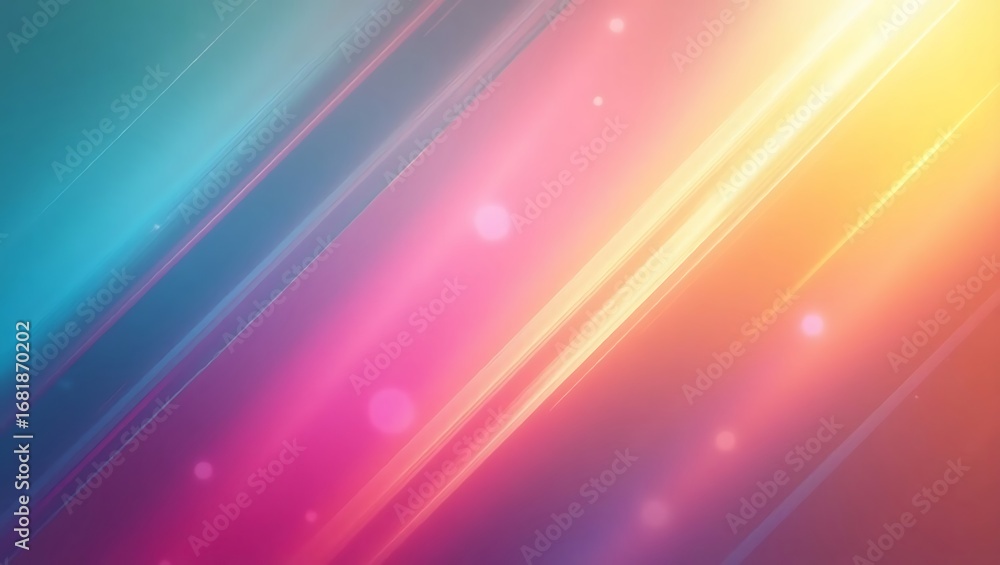 Poster abstract background with dynamic colorful light streaks. a futuristic design with motion blur and a 