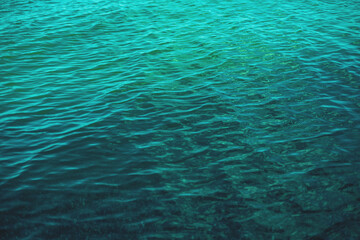 Texture of turquoise ocean or sea water
