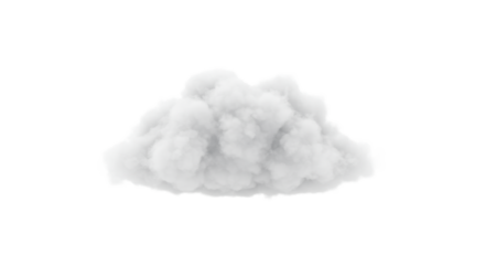 Pristine, immaculately white, fluffy cumulus cloud floating serenely in an infinite transparent void, presented as a hero object in a high-key studio photograph. Concept of innovation and boundless