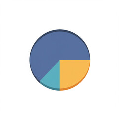 2D Pie chart icon