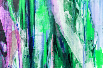 Fragment from painted canvas texture