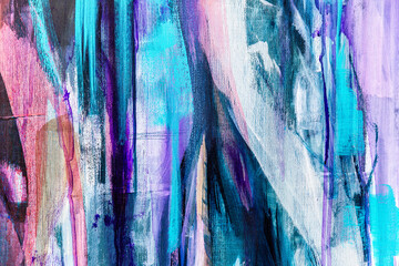 Fragment from painted canvas texture