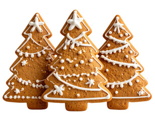 gingerbread cookies on christmas tree