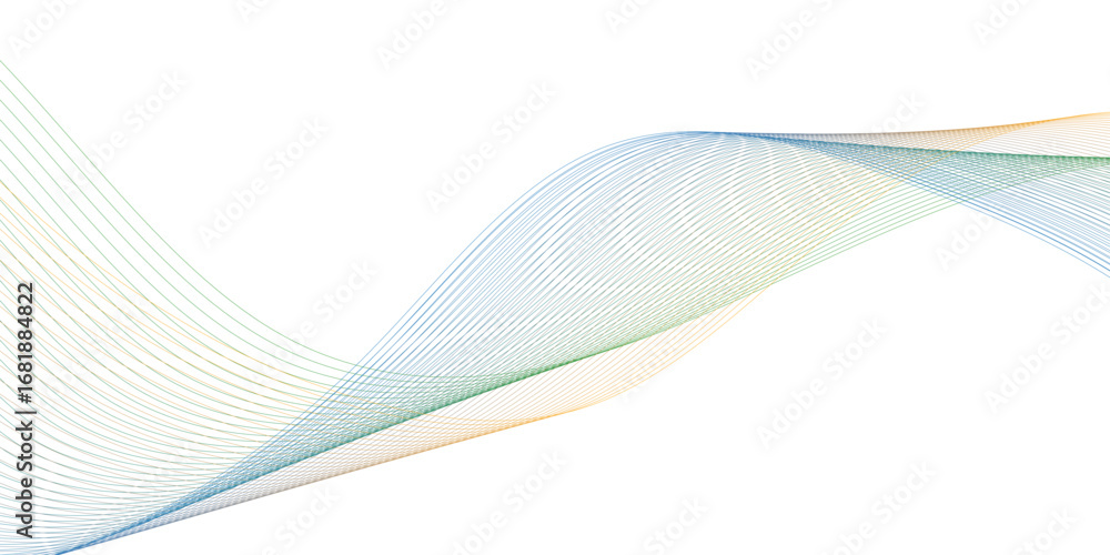 Poster abstract wavy lines graphic design background. a smooth, flowing abstract design with translucent, c