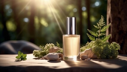 cosmetics on the table