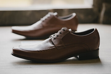 Pair of shoes on the floor