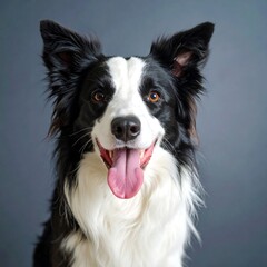 Happy dog portrait
