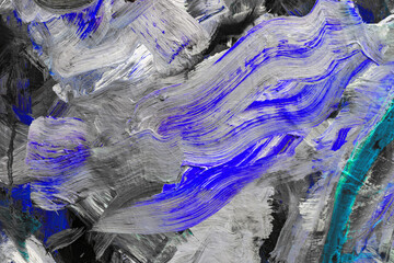 Fragment from painted canvas texture