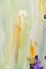 Fragment from painted canvas texture