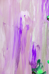 Fragment from painted canvas texture