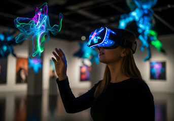 Engaging Virtual Reality Experience in Art Gallery
