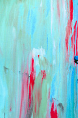 Fragment from painted canvas texture