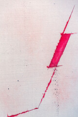 Fragment from painted canvas texture