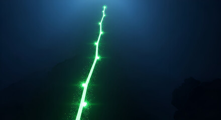 Dynamic finance dashboards: rising charts, bars, and neon trend lines