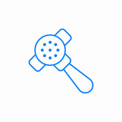 coffee filter icon sign vector