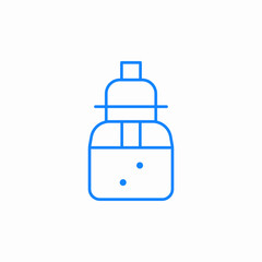 Obraz premium sugar jar icon sign vector