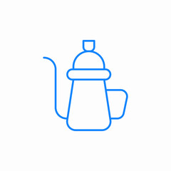 teapot kettle icon sign vector