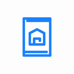 smart home application icon sign vector