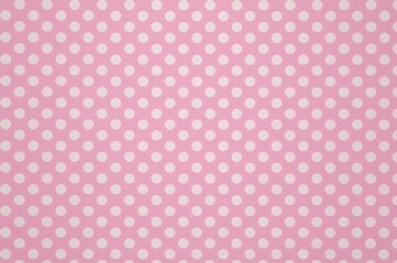 Pink polka dot pattern background texture
