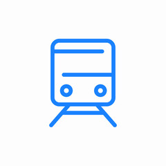 train transport rail icon sign vector