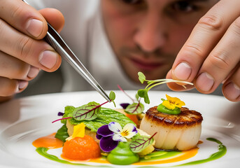 Fine Dining Plating with Chef's Precision