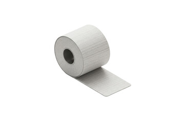 Isolated roll of adhesive medical tape for support on injured areas, sport physio tape