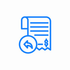 invoice icon icon sign vector