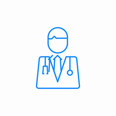 medical professional doctor icon sign vector