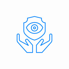 privacy data protection icon sign vector