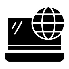 Remote Work Setup Vector Icon