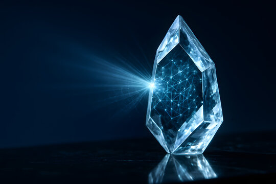 Crystalline Data Lattice with Interconnected Nodes for Complex Data Structures and AI